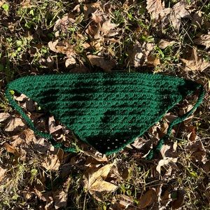 Handmade crochet bandanna
